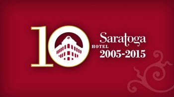 Logo diseñado para 10 Aniversario de Hotel Saratoga S.A.