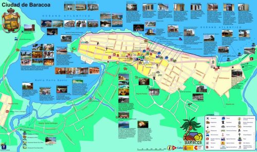 Interactive Maps for Web and for Printing. Baracoa, Cuba (2011)