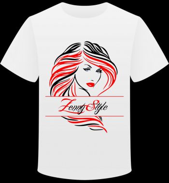 Publicity logo for printing on T-Shirt. Beauty business. 2019