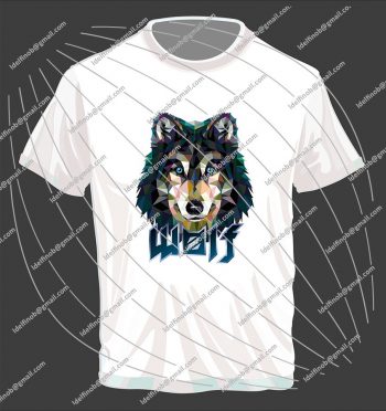 WOLF LOW POLY T-shirt