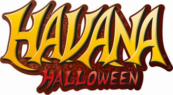 Graffiti logo, Havana Halloween, party logo (2020)