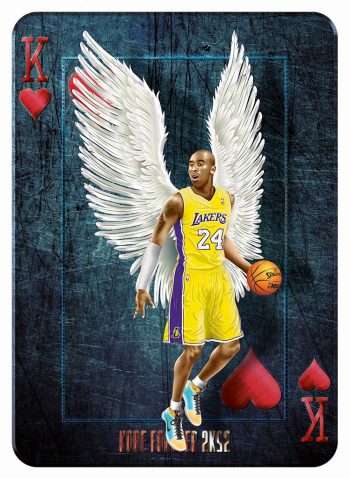 KOBE FOREVER 2021 Winning Card (NFT illustration 5314 x 7281 px), Winning Cards Collection, 2021 Opensea.io Exhibition